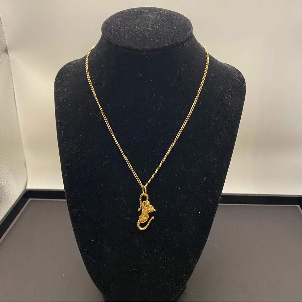 Avon Gold Cat Pendant Necklace - Women Jewelry